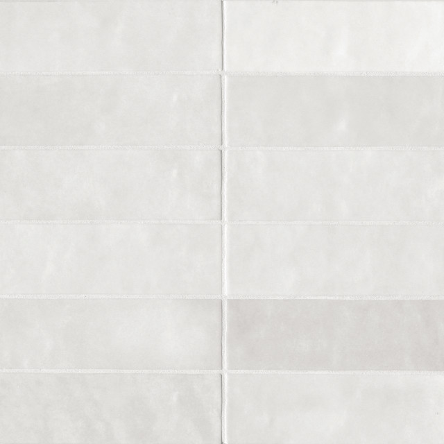 Cloe 2.5"x8" Artisan Ceramic Subway Tile, White