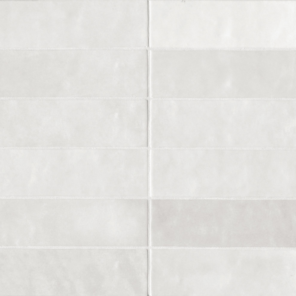 Cloe 2.5"x8" Artisan Ceramic Subway Tile, White