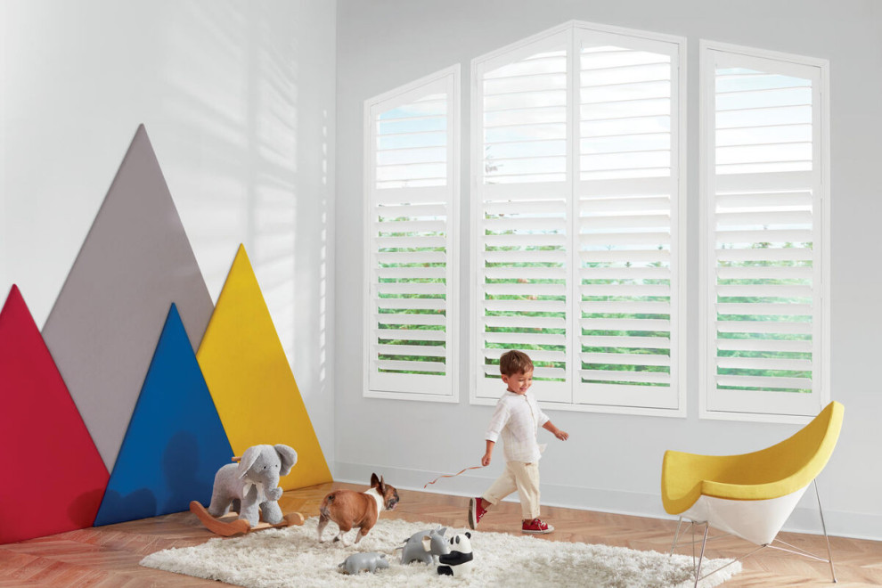 Nurseries/Children's Room - The ultimate shutter, made with 100% natural hardwood. Impart classic style with our Heritance® Hardwood Shutters. Available in several paint and color choices including customizable color matching. In search of something unique to your home? Consider our Handcrafted Series, six artisanal techniques that enhance the inherent character and color of genuine hardwood.