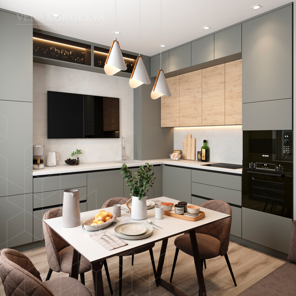 Дизайн-проект двухкомнатной квартиры в современном стиле