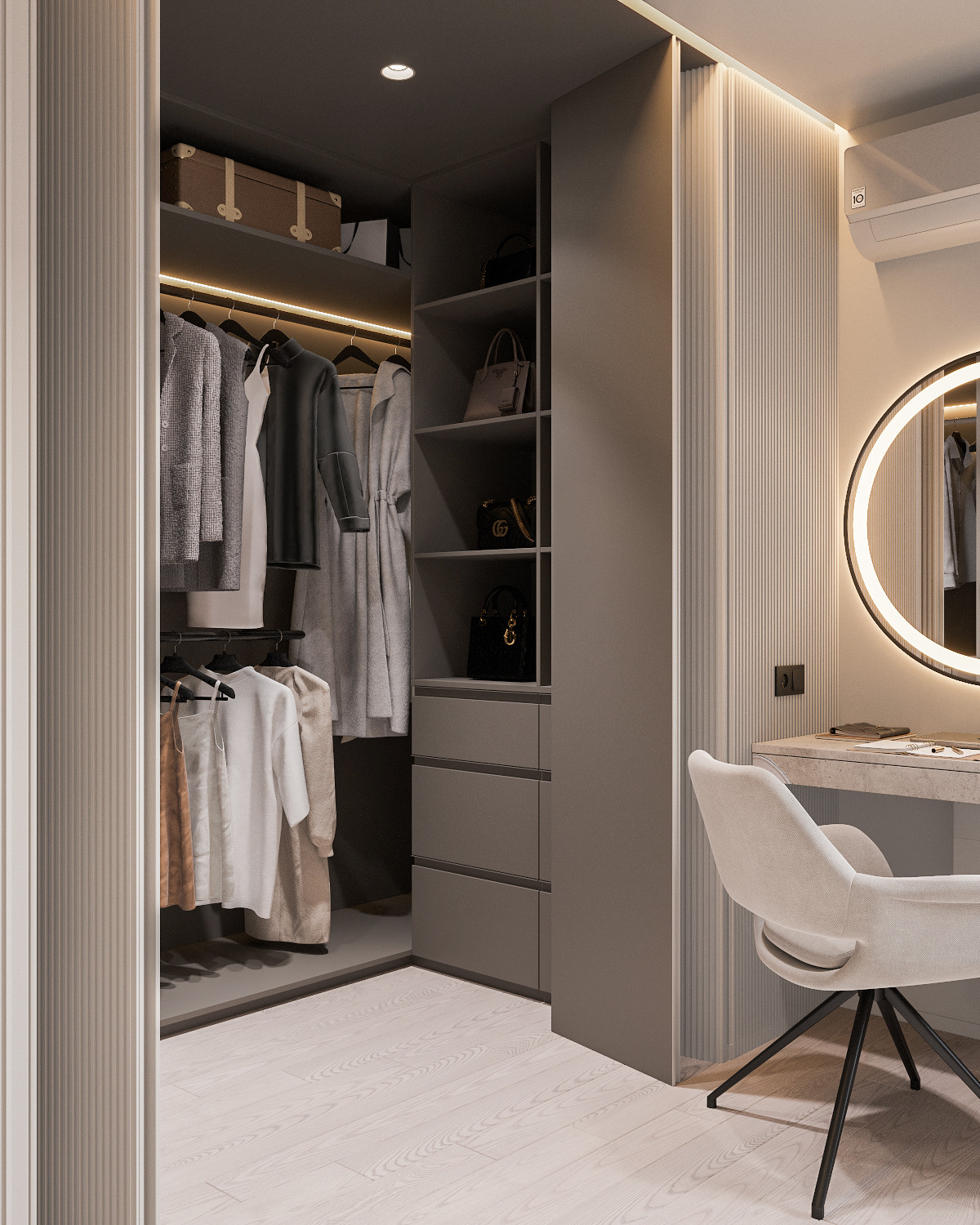 Дизайн квартиры 140м² в Красноярске, ЖК "Александровский"