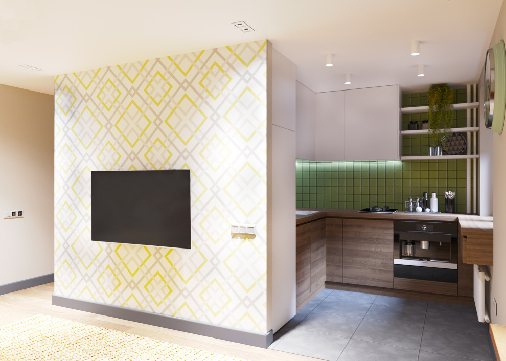 Яркая квартира с уважением к советскому наследию 70-х