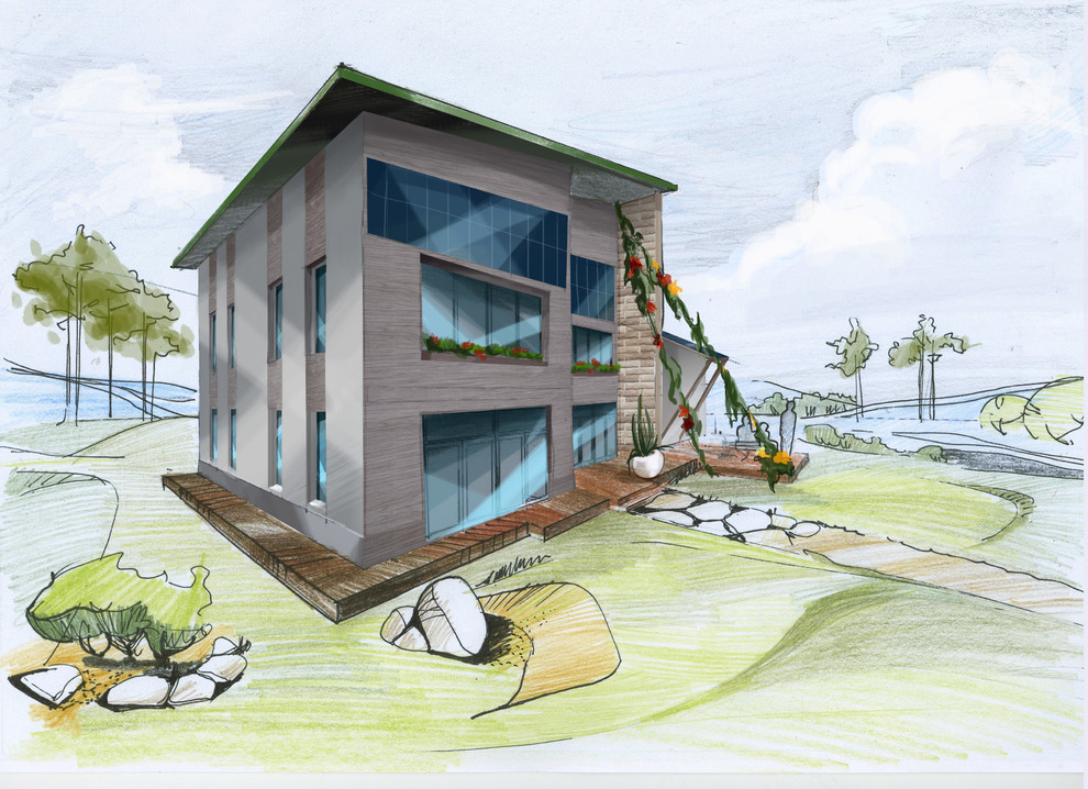 Дом под зеленым парусом