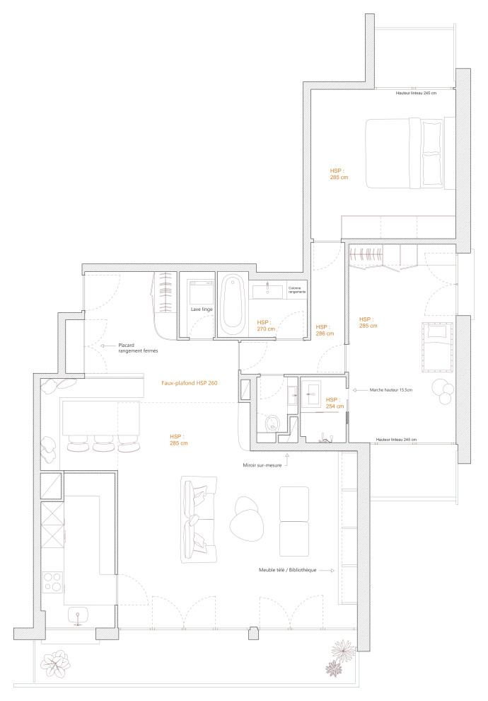 Projet - Proposition de plan - Option 8