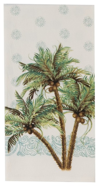 Key West Swaying Palm Trees Flour Sack 27 Inch Kitchen Dish Towel Flour Sack 27 Inch Kitchen Dish Towel