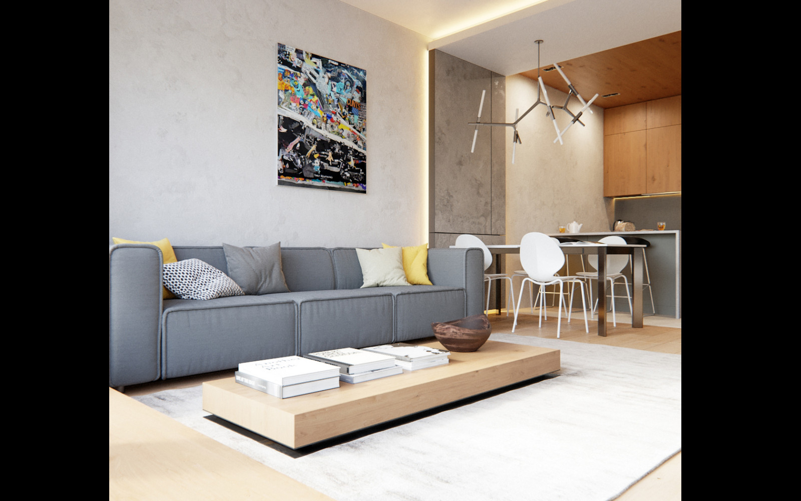 Проект квартиры для молодого человека в Жк Лайнер