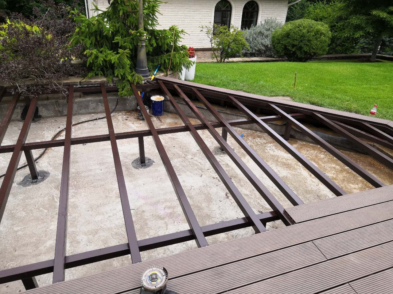 Переделка старой террасы