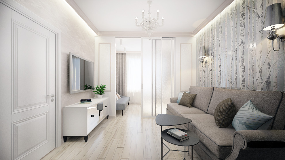 Однушка в розовых тонах на Пифагоре