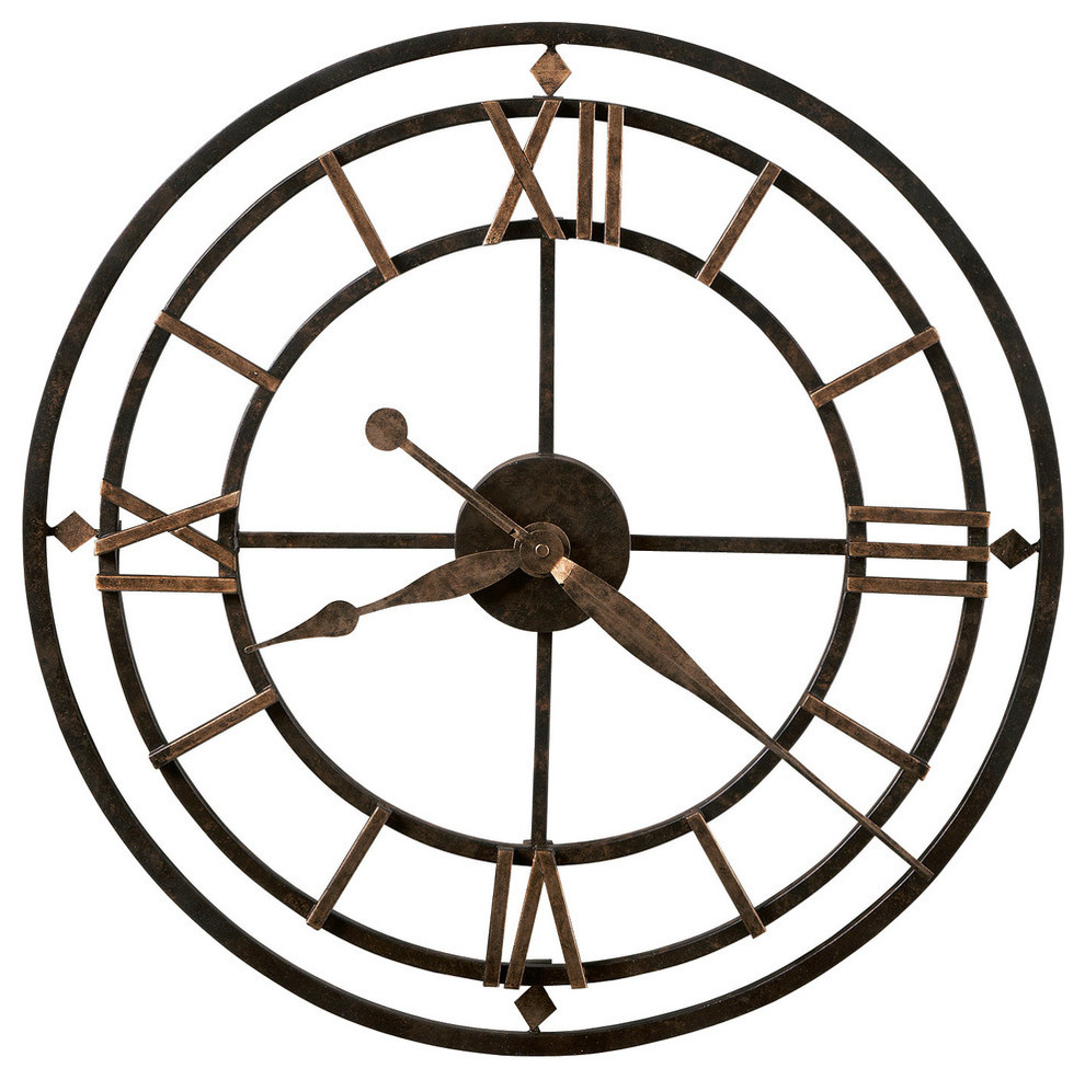 Howard Miller York Station Clock Industrial Wall Clocks By Interior Clue Houzz