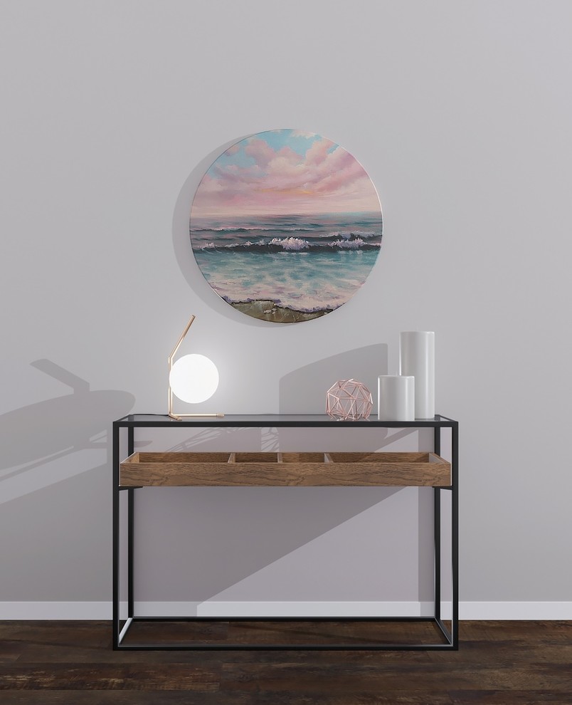 Дизайн - проект 2к. кв 74 м2 в ЖК "Парус" для молодой девушки