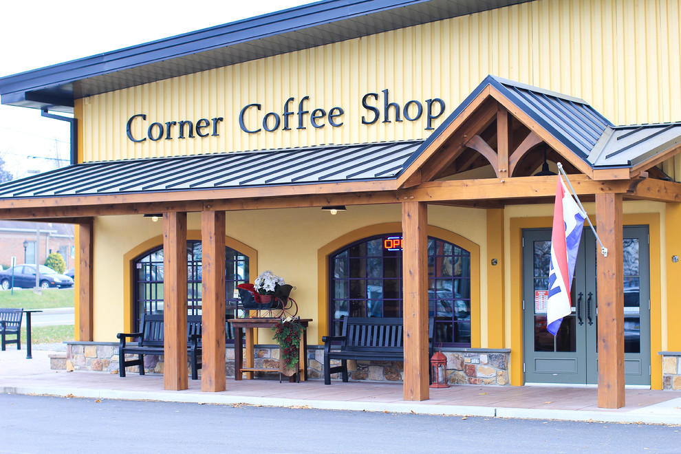 Gas station to coffee shop
