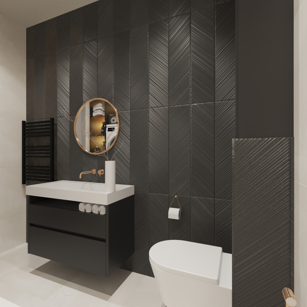 Ванная в новостройке. ЖК Цард