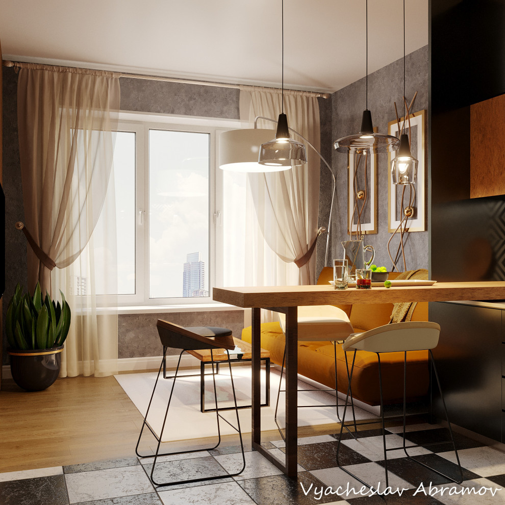 Интерьер Кухня-гостиная