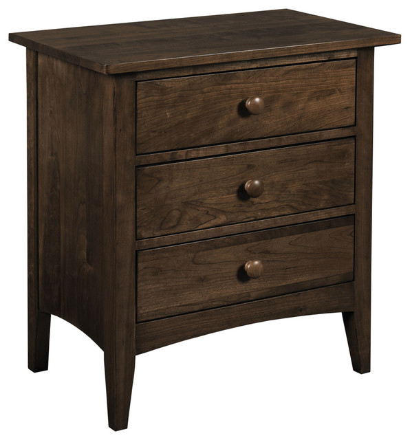 Kincaid Gatherings Nightstand, Cinnamon Finish Transitional