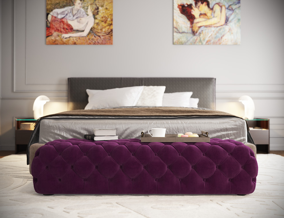 ЖК «Донской Олимп». Дизайн спальни в парижском стиле