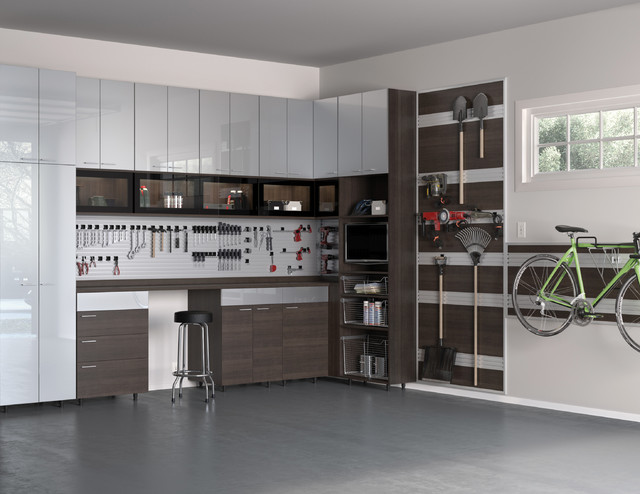 Custom Storage Solutions modern-car-porch