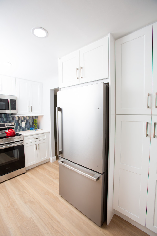 Kitchen - transitional kitchen idea in Miami