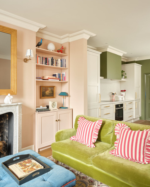 Multi-Room Project using Shaker throughout moderne-dagligstue