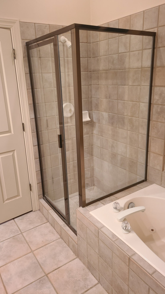 Before master shower