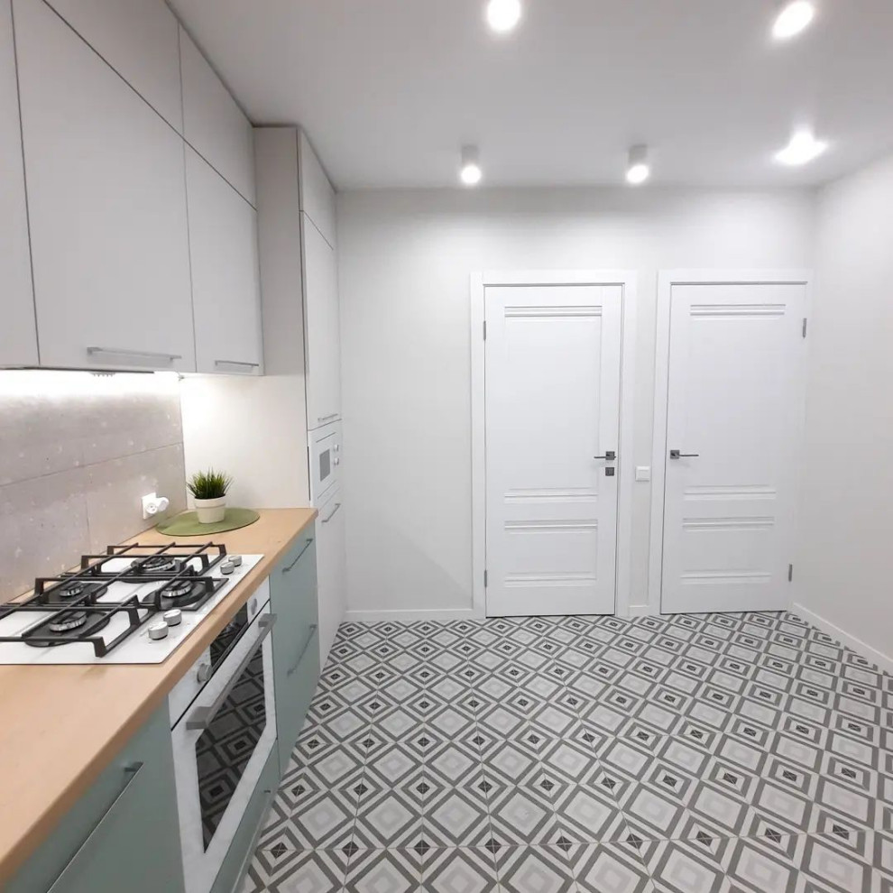 Реализованный дизайн-проект кухни на ул.Земельная