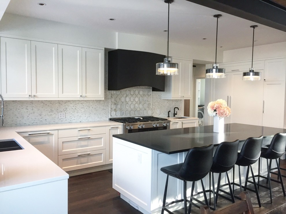 Kitchen - transitional kitchen idea in Edmonton