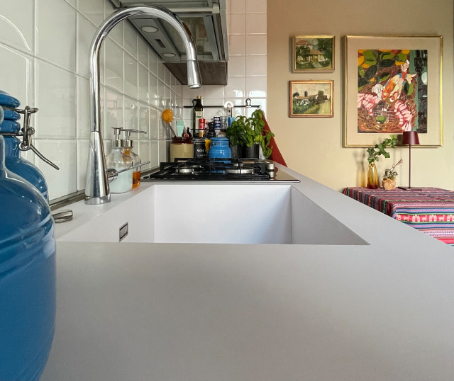 Laura's home eclectic-kitchen