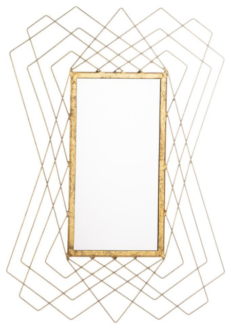 Hazelton Mirror, Gold Foil