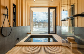 広いおしゃれな浴室の画像 21年9月 Houzz ハウズ