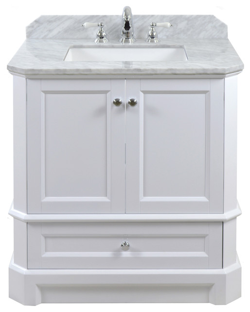 Richmond 30 Vanity Cabinet And Stone Top Traditional Bathroom Vanities And Sink Consoles By Icera Usa