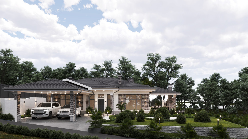 Одноэтажный дом на 130 кв.м.