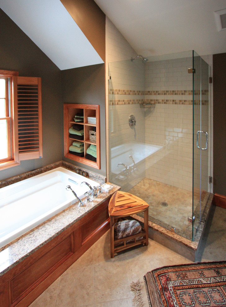 Design ideas for a country bathroom in Providence.