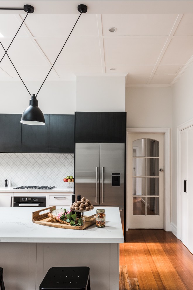 Design ideas for an eclectic kitchen in Melbourne.