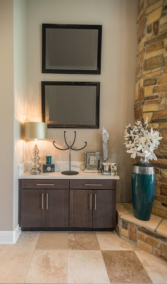Inspiration for a transitional home design remodel in Austin