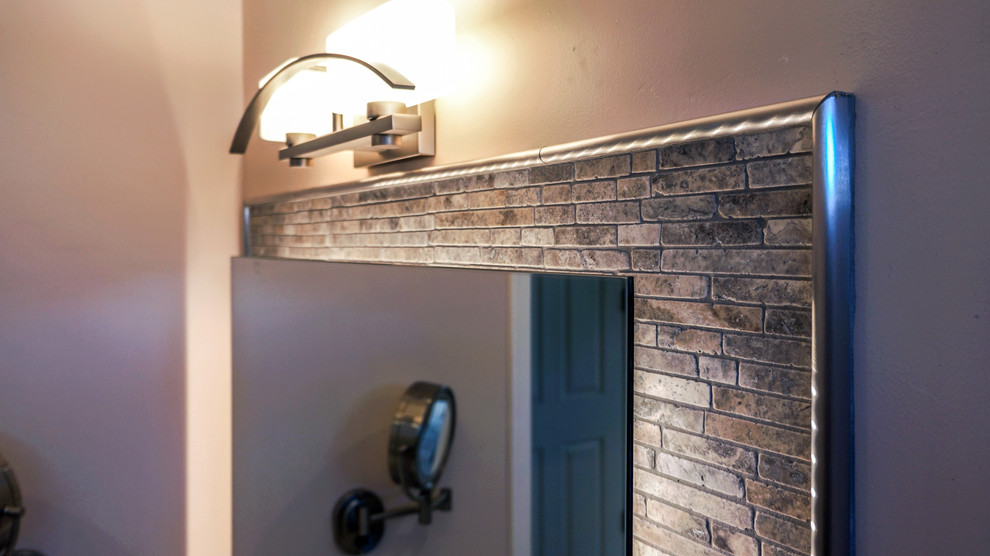 Inspiration for a mediterranean home design remodel in Phoenix