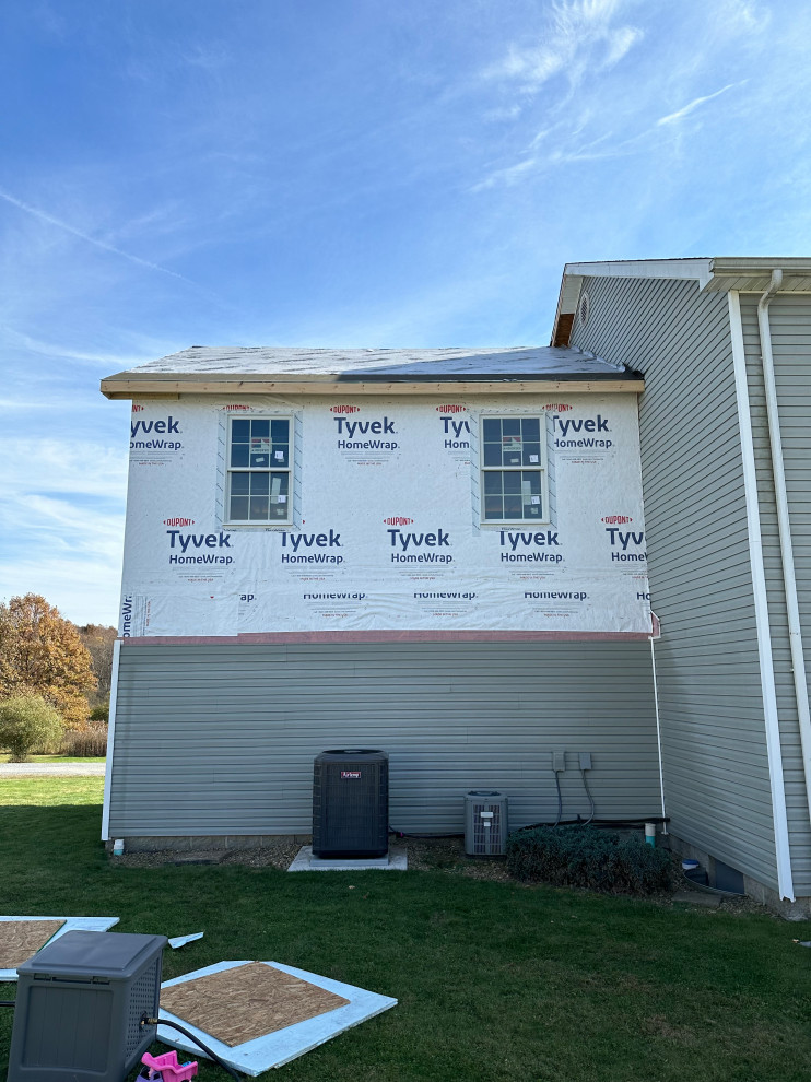 Room addition above a garage