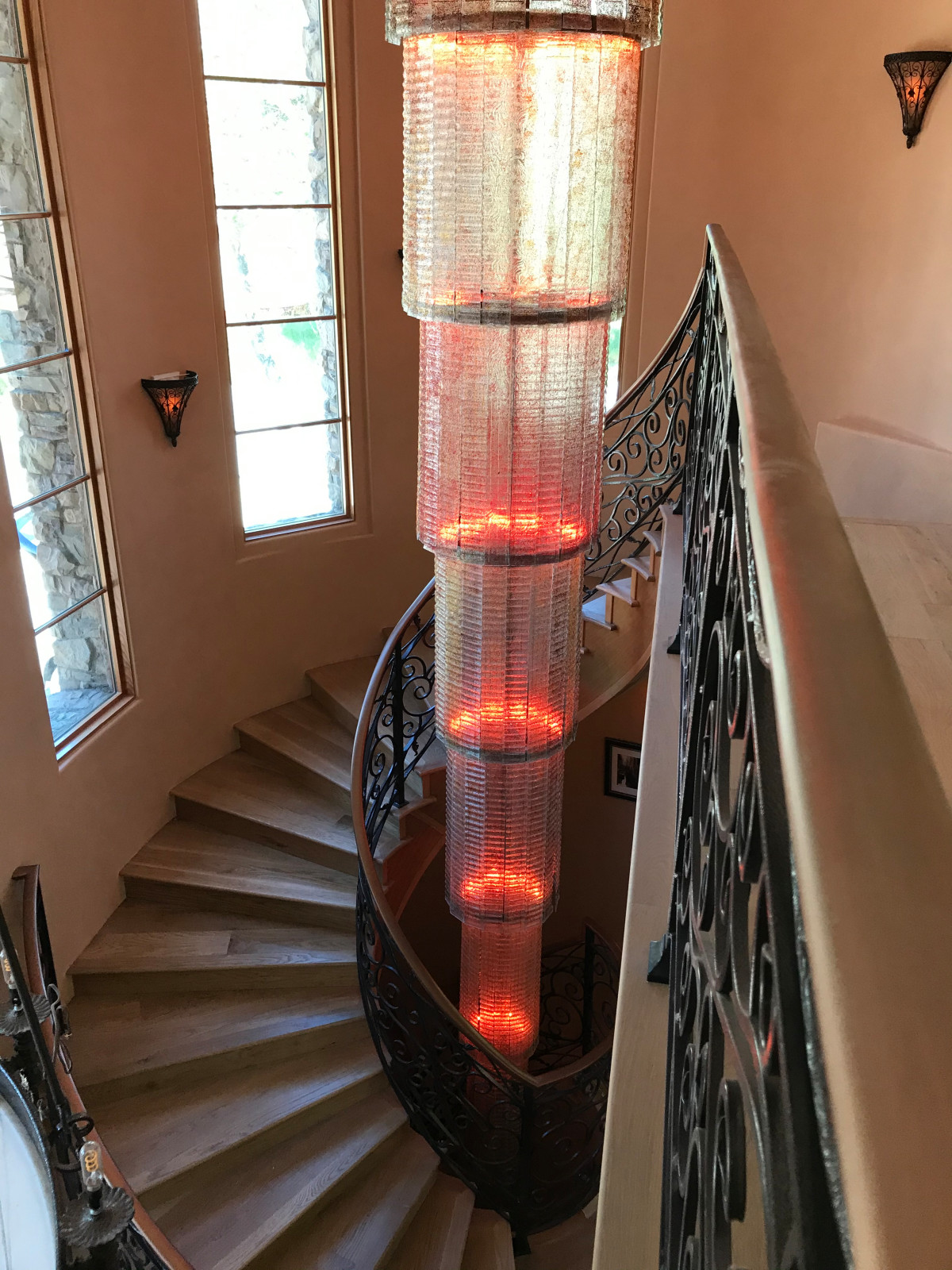 custom floor / walls and dinner room