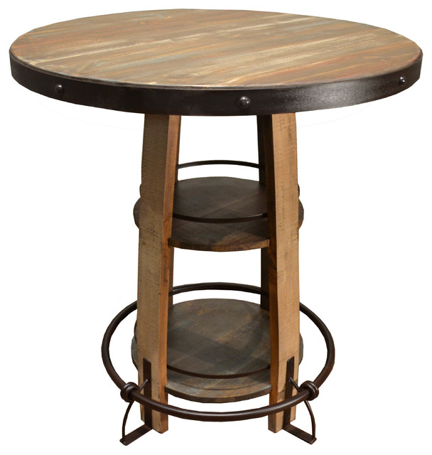 Bayshore Pub Table Rustic Indoor Pub And Bistro Tables by