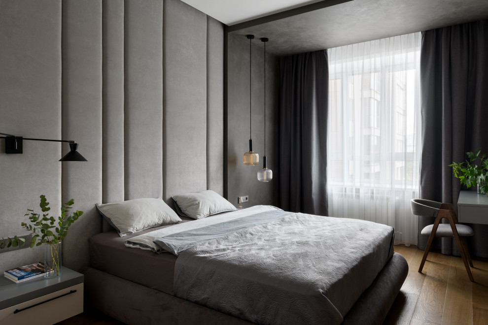 Натуральные материалы в интерьере трехкомнатной квартиры