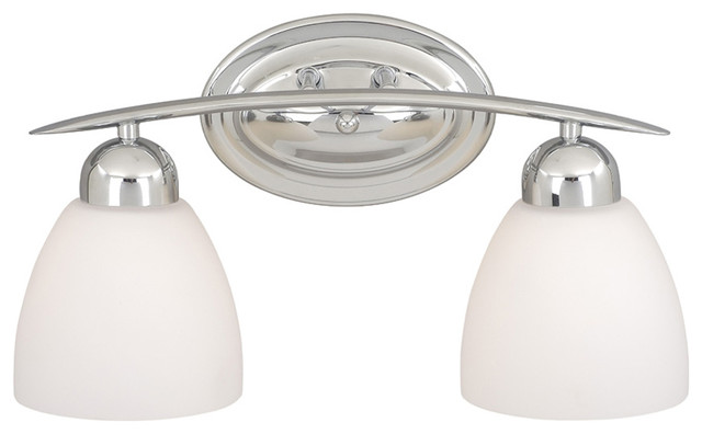 Vaxcel CH-VLD002CH Chase 2-Light Vanity Chrome