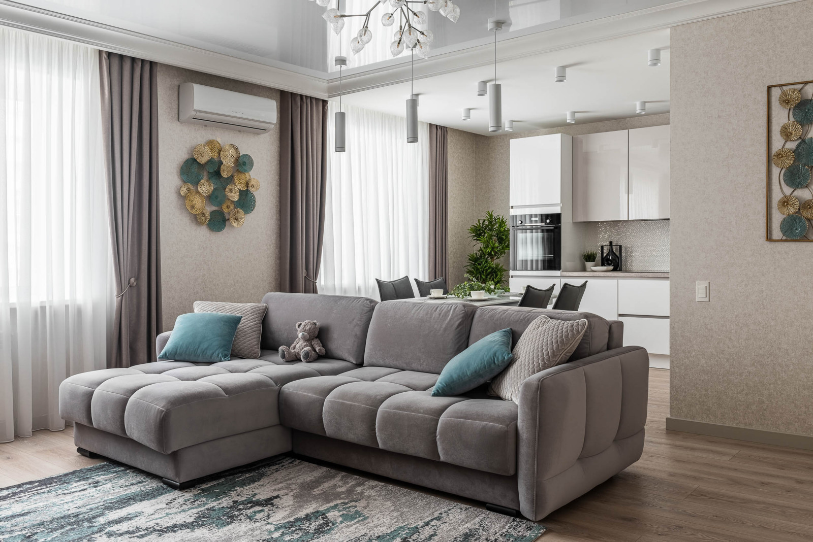 Двухкомнатная квартира в современном стиле