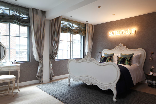 Luxury Loft Apartment Master Bedroom Industrial