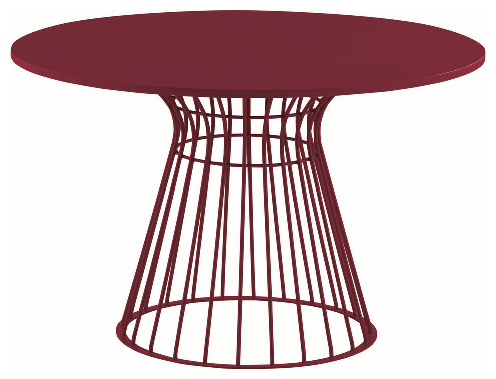 Brigitte, Circular Dining Table, 47" Round Contemporary Dining