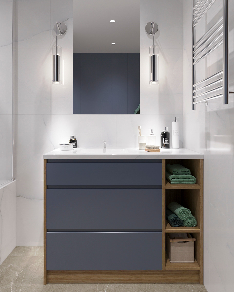 Ванная комната по фен-шую, частный дом 200 кв.м