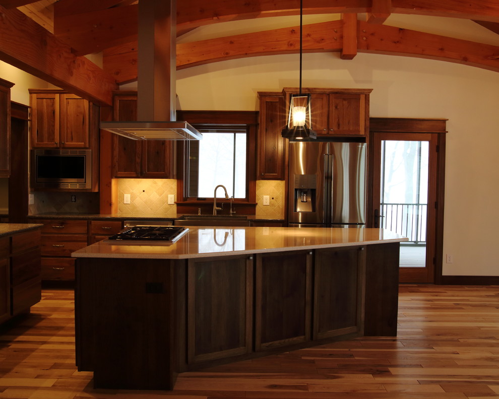 Mountain style kitchen photo in Grand Rapids