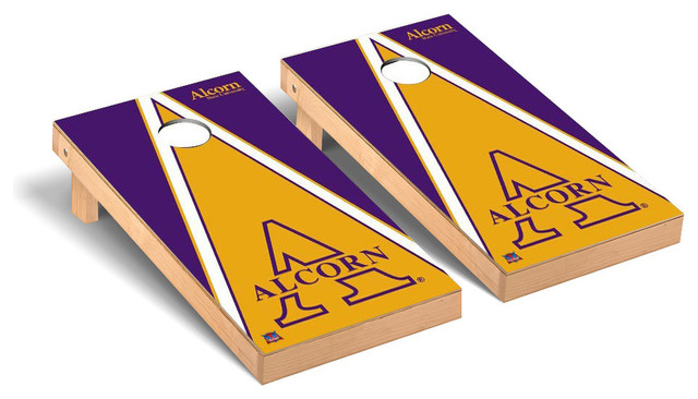 Alcorn State Braves Cornhole Game Set Triangle Contemporary