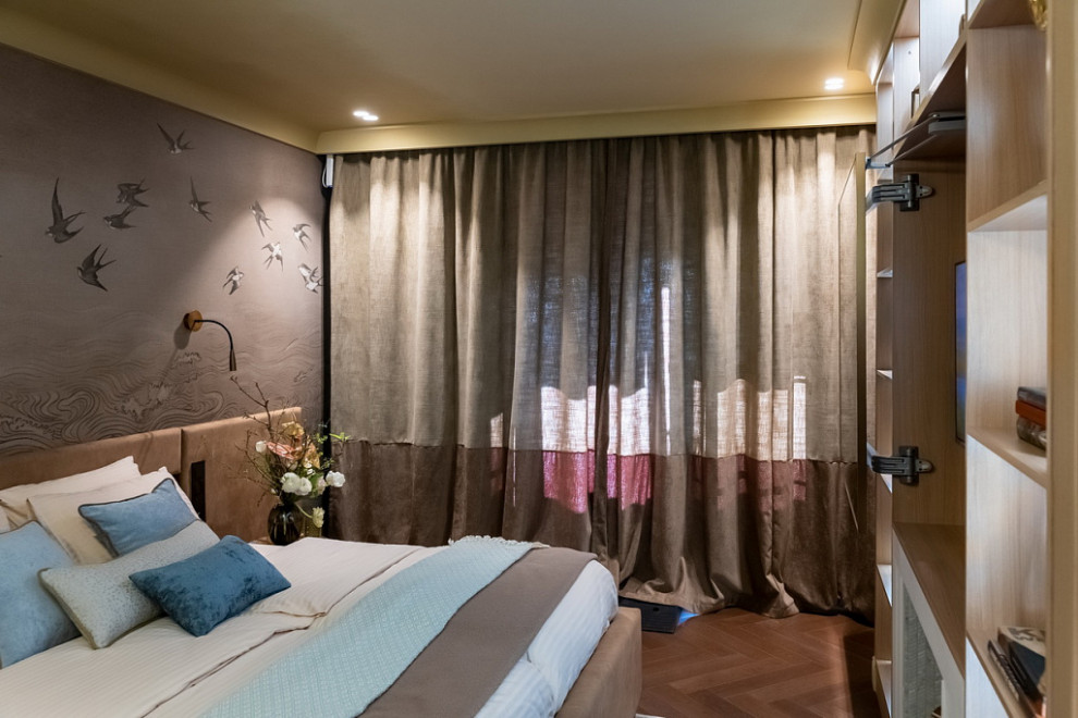 Спальня с ласточками