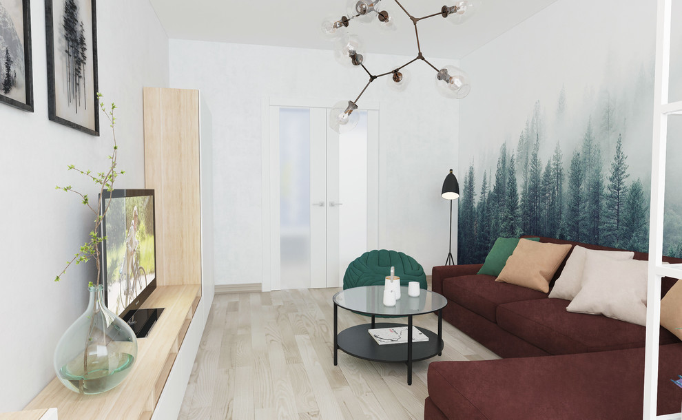 Квартира для молодой девушки в скандинавском стиле