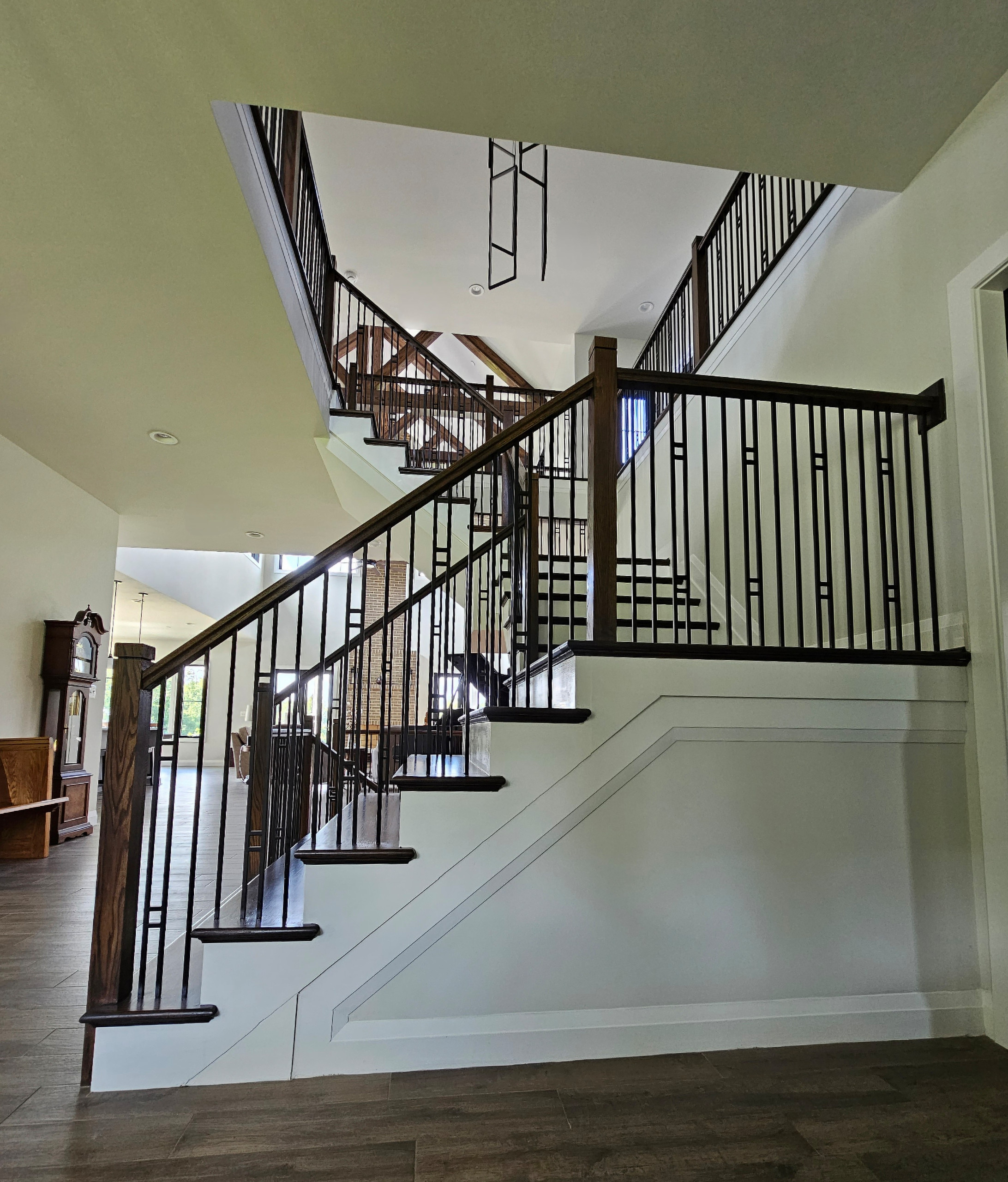 109_Impressive Floating Staircase in Countryside Retreat, Upper Marlboro, MD