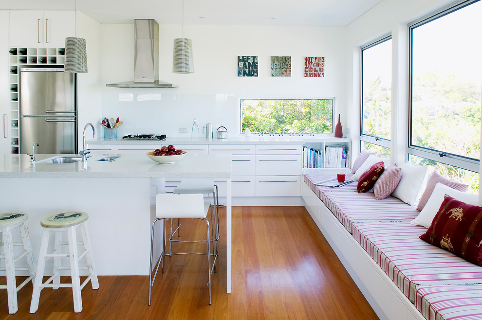 This is an example of a contemporary kitchen in Other.