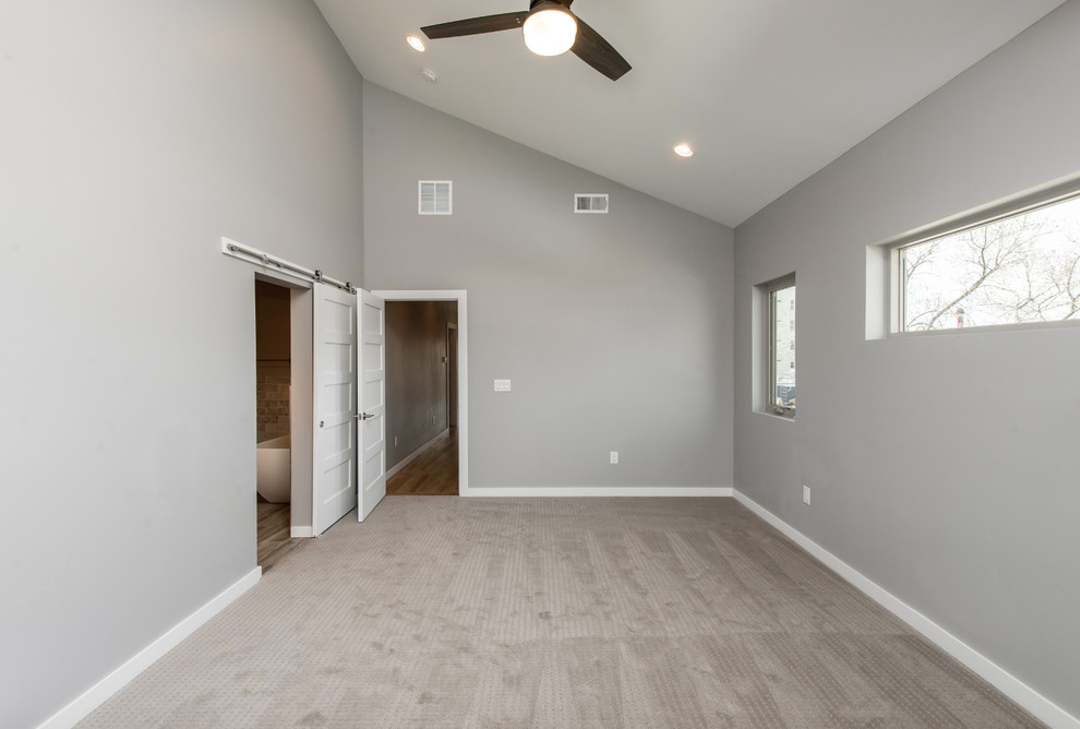 Inspiration for a transitional home design remodel in Denver